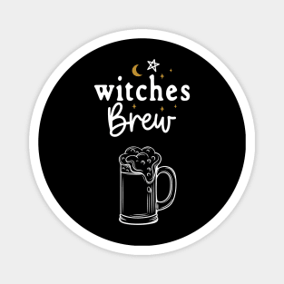 Witches Brew with Celestial Design and Beer Mug Magnet